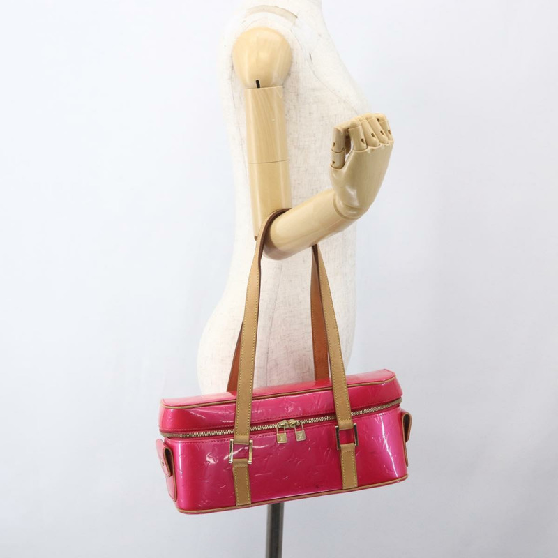 【日本直送】路易威登 Vernis Sullivan Horizontal GM 手袋 玫紅色 M91267 正品 160161-21