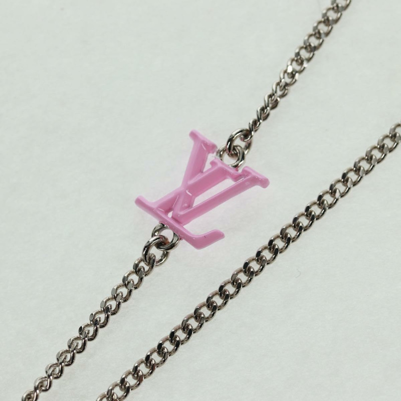 【日本直送】路易威登 (LOUIS VUITTON) Collier LV Crazy Animals 項鍊 金屬 銀色 MP3390 正品 162264M-5