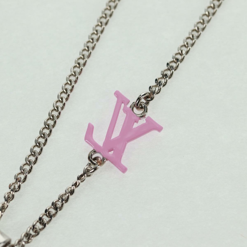 【日本直送】路易威登 (LOUIS VUITTON) Collier LV Crazy Animals 項鍊 金屬 銀色 MP3390 正品 162264M-14