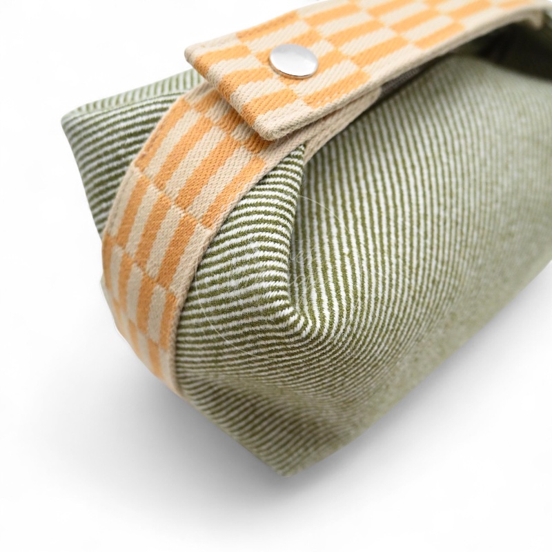 [Pre-owned] Hermes Bride-A-Brac PM Vert H Natte Canvas-16