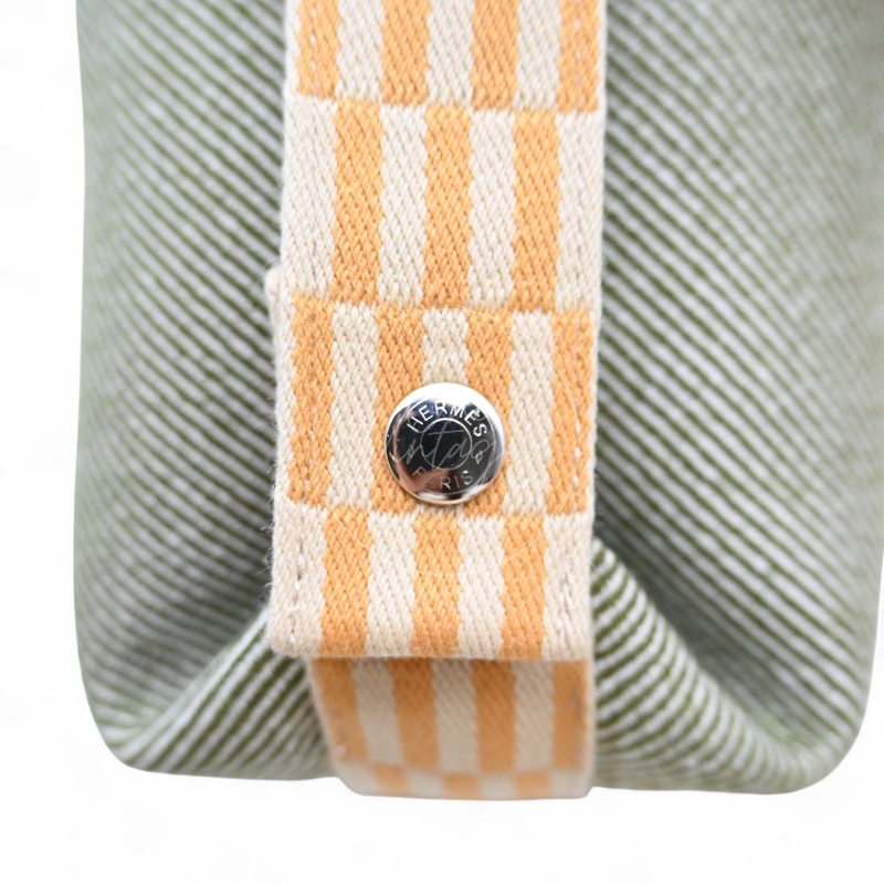 [Pre-owned] Hermes Bride-A-Brac PM Vert H Natte Canvas-22