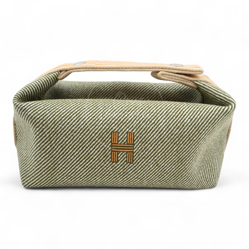 [Pre-owned] Hermes Bride-A-Brac PM Vert H Natte Canvas-29
