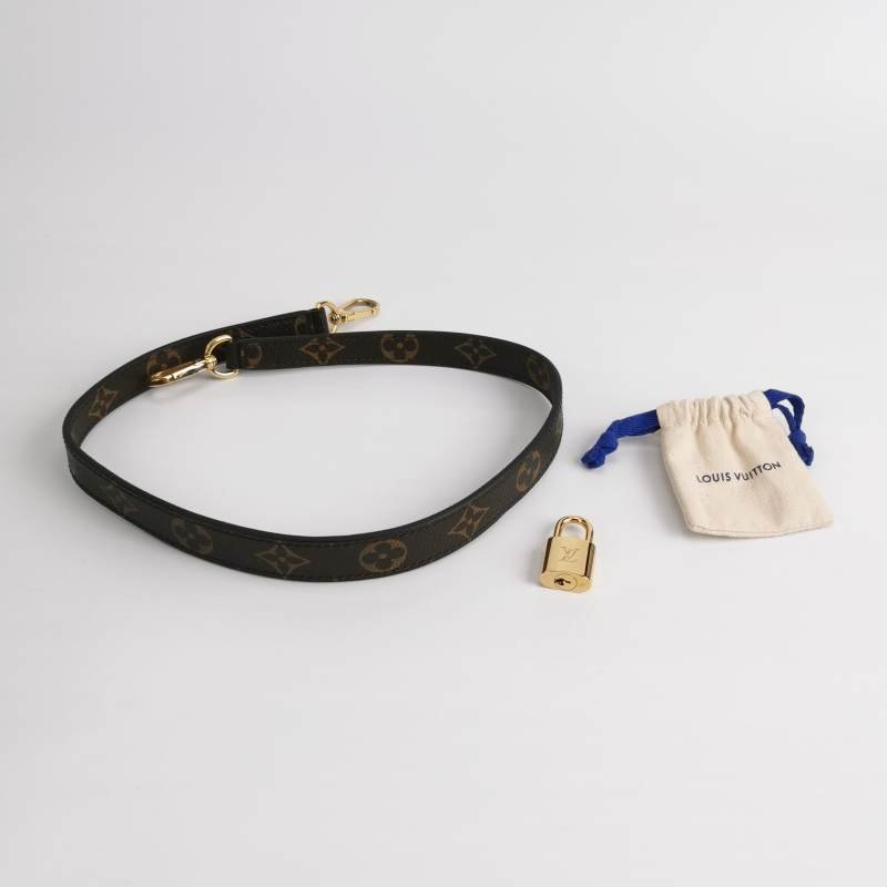 Louis Vuitton(LV)Montaigne蒙田包中號植鞣革Monogram印花Logo浮雕鉚釘單肩包-8