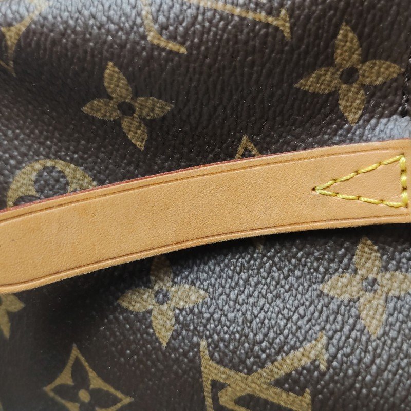 Louis Vuitton(LV)Montaigne蒙田包中號植鞣革Monogram印花Logo浮雕鉚釘單肩包-16