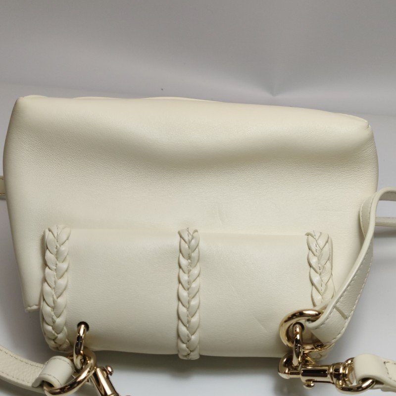 Chloe Penelope迷你羊皮純色斜挎包單肩包-16