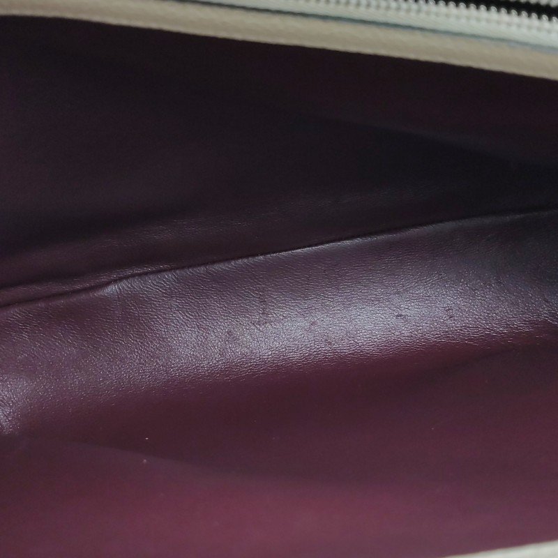 Gucci Zumi大號牛皮純色雙G馬銜扣手提包-9