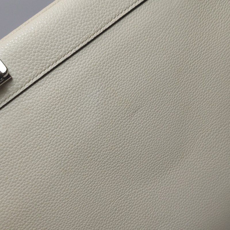 Gucci Zumi大號牛皮純色雙G馬銜扣手提包-15