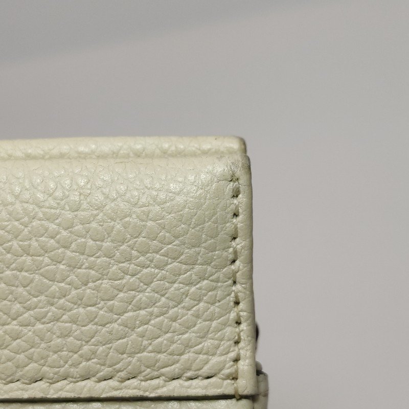 Gucci Zumi大號牛皮純色雙G馬銜扣手提包-17