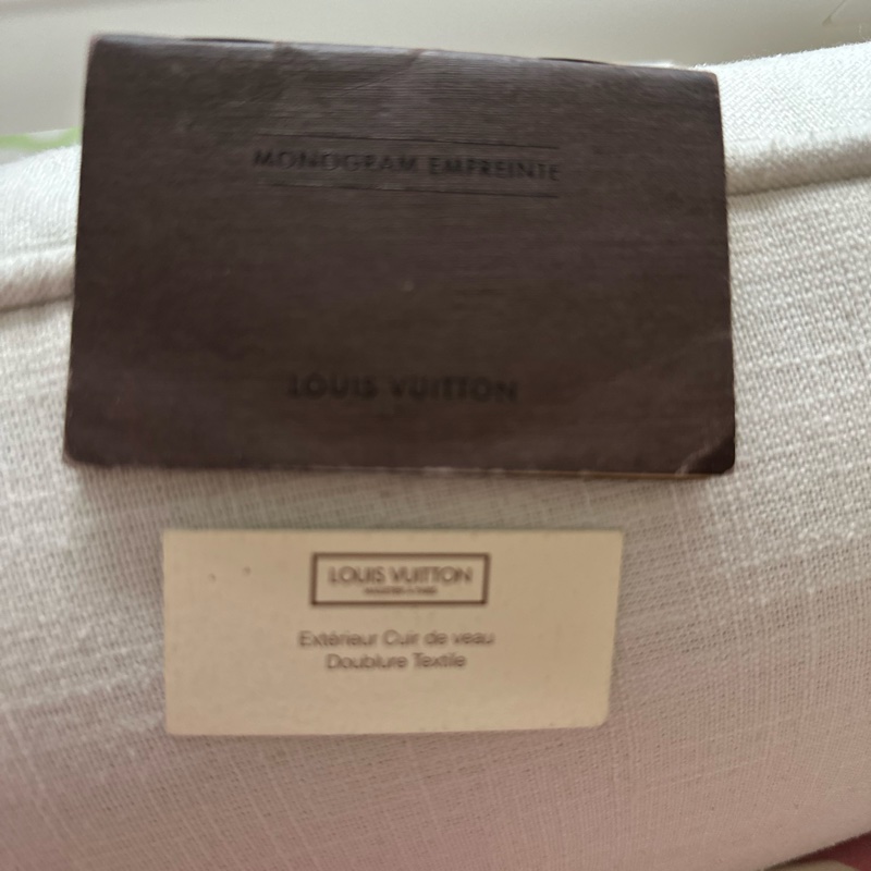 品牌: Louis Vuitton (路易威登) 型號: Artsy MM 深藍全皮編織手把肩包/手提包-5