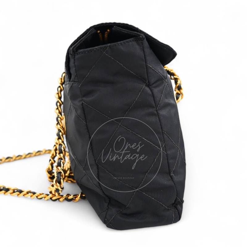 [Pre-owned]Prada 1BD630 Vintage Nylon Shoulder Tote Bag-28