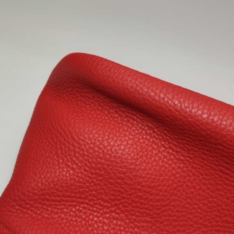 Hermes Bolide保齡球包35弧線造型手提包單肩包Clemence(TC)牛皮銀扣S5番茄紅X刻-20