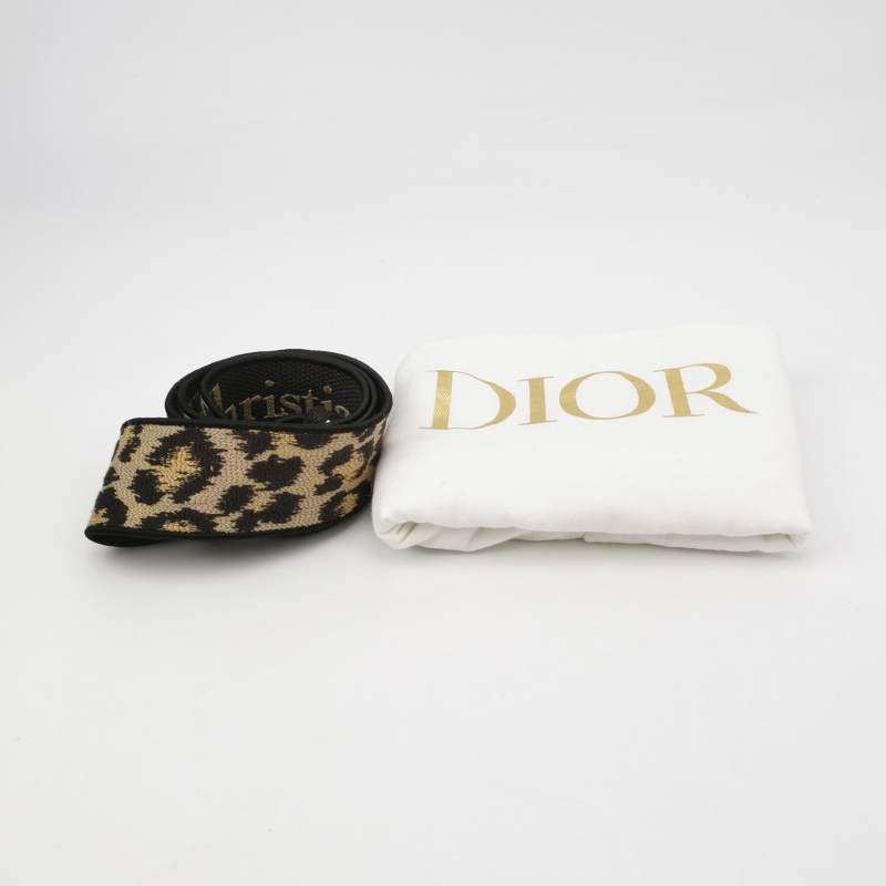 Dior Lady Dior戴妃包中號帆布拼色字母Logo吊飾斜挎包單肩包-8