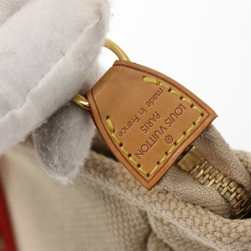 【日本直送】路易威登 Antigua Cabas GM 手提包 帆布 米色 紅色 M40032 LV Auth am10165V-18