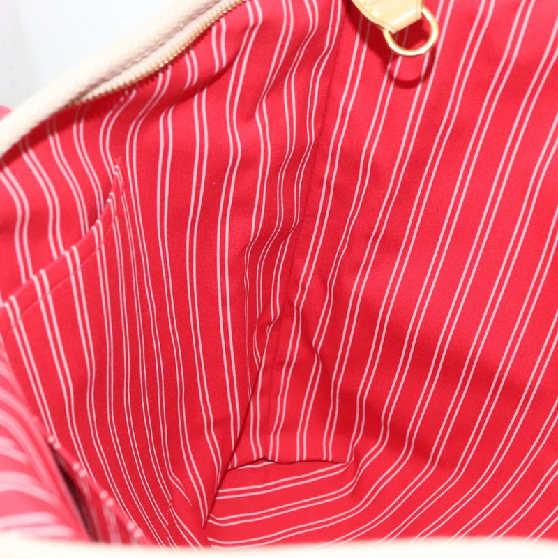 【日本直送】路易威登 Antigua Cabas GM 手提包 帆布 米色 紅色 M40032 LV Auth am10165V-19