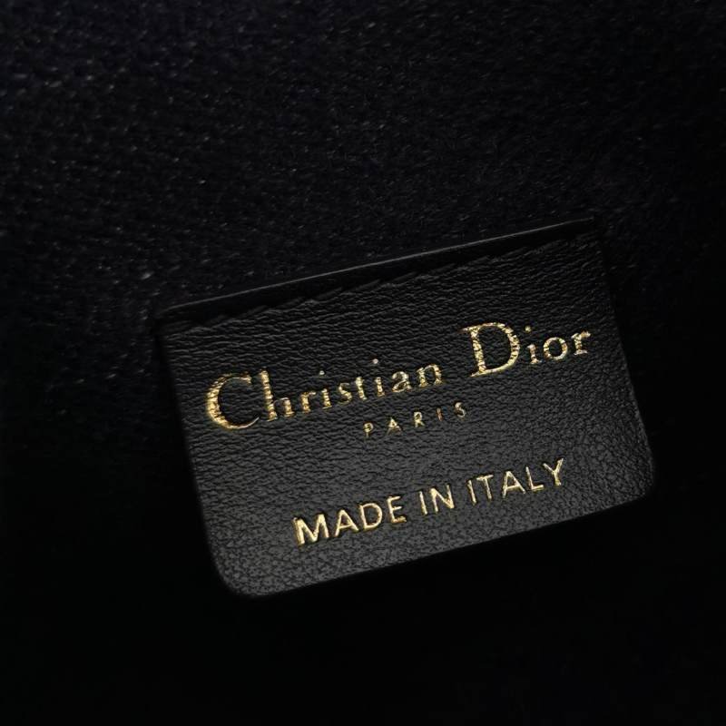 Dior C'est Dior小號牛皮拼色金屬鎖扣斜挎包單肩包-7