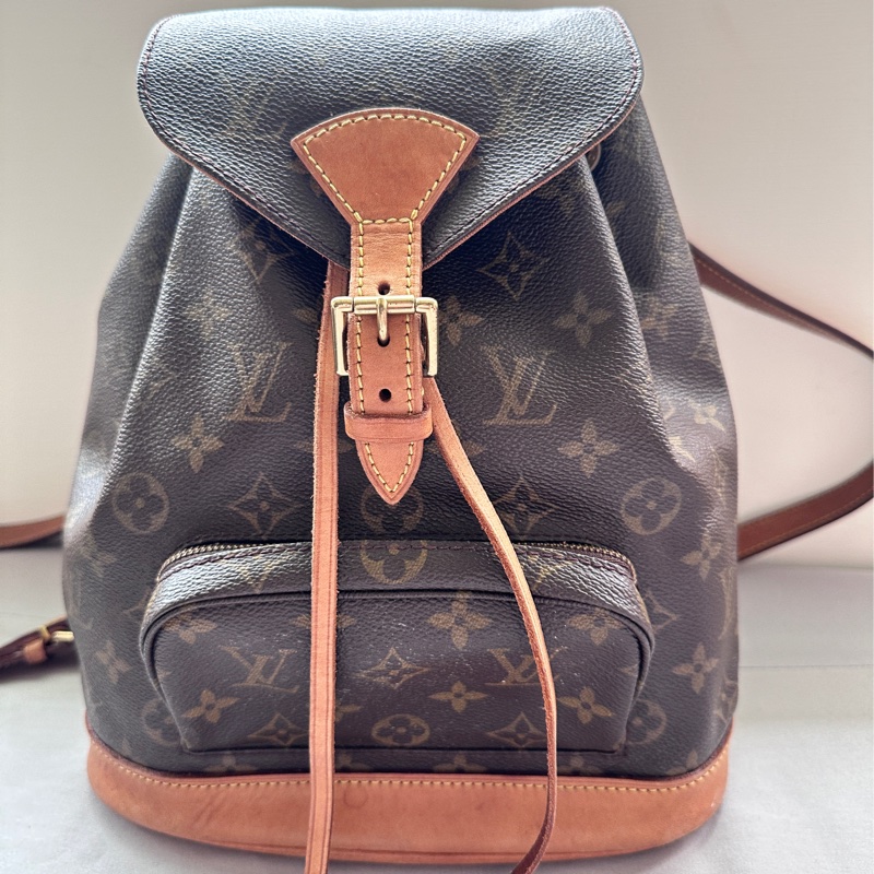 LV老花雙肩包vintage中古經典款 中號-0