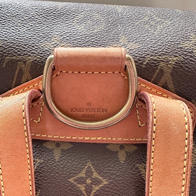 LV老花雙肩包vintage中古經典款 中號-4