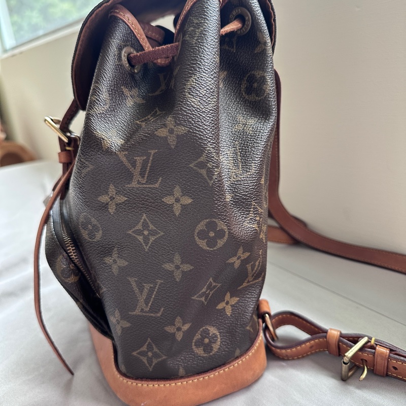 LV老花雙肩包vintage中古經典款 中號-5