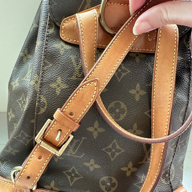 LV老花雙肩包vintage中古經典款 中號-7