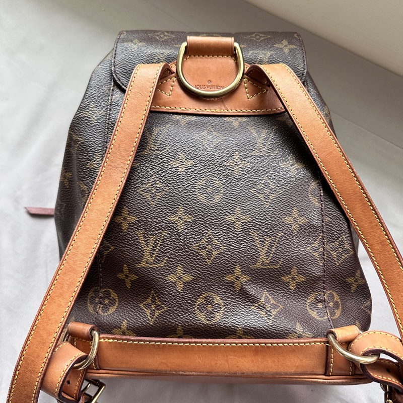 LV老花雙肩包vintage中古經典款 中號-12