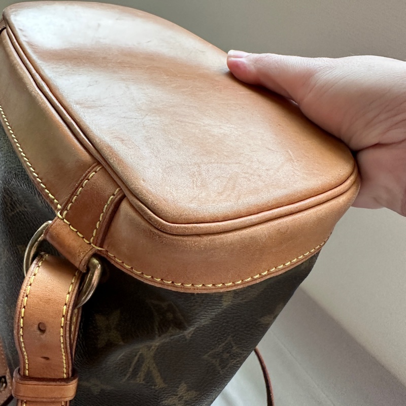 LV老花雙肩包vintage中古經典款 中號-15