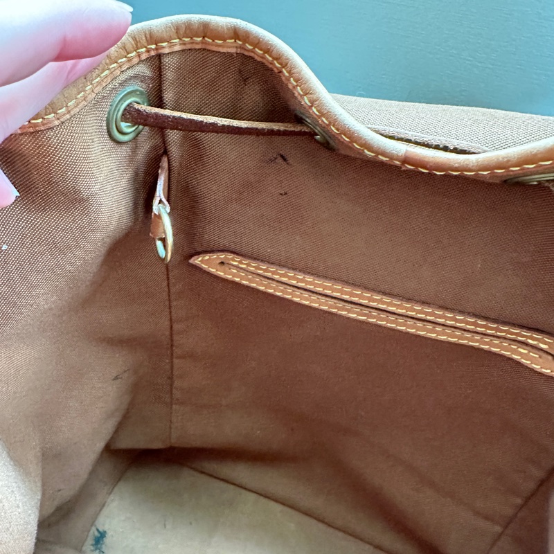 LV老花雙肩包vintage中古經典款 中號-18