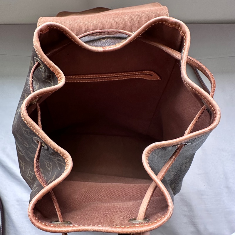 LV老花雙肩包vintage中古經典款 中號-21