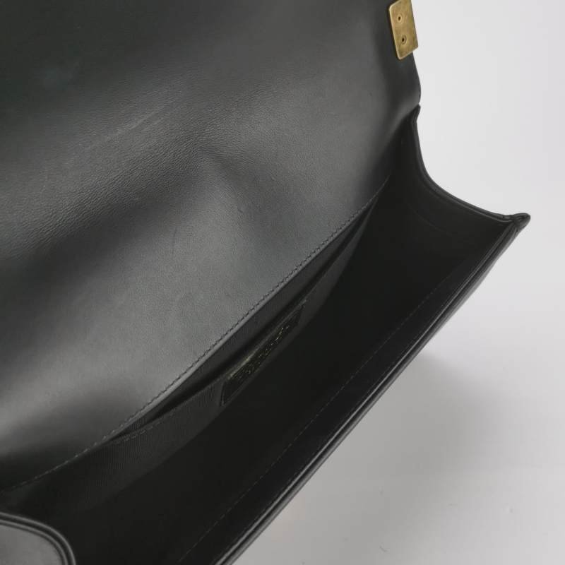 Chanel Leboy季節限定款中號牛皮拼色方形雙C鎖扣單肩包-6