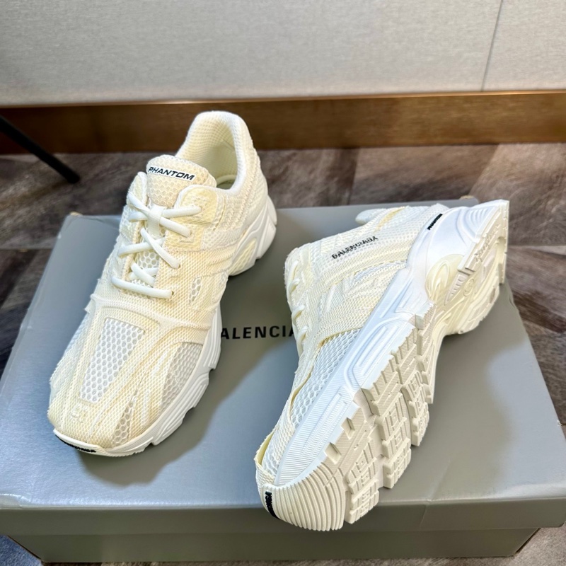 閒置新巴黎世家 Phantom 字母logo 織物低幫跑鞋 運動鞋 休閒鞋-3