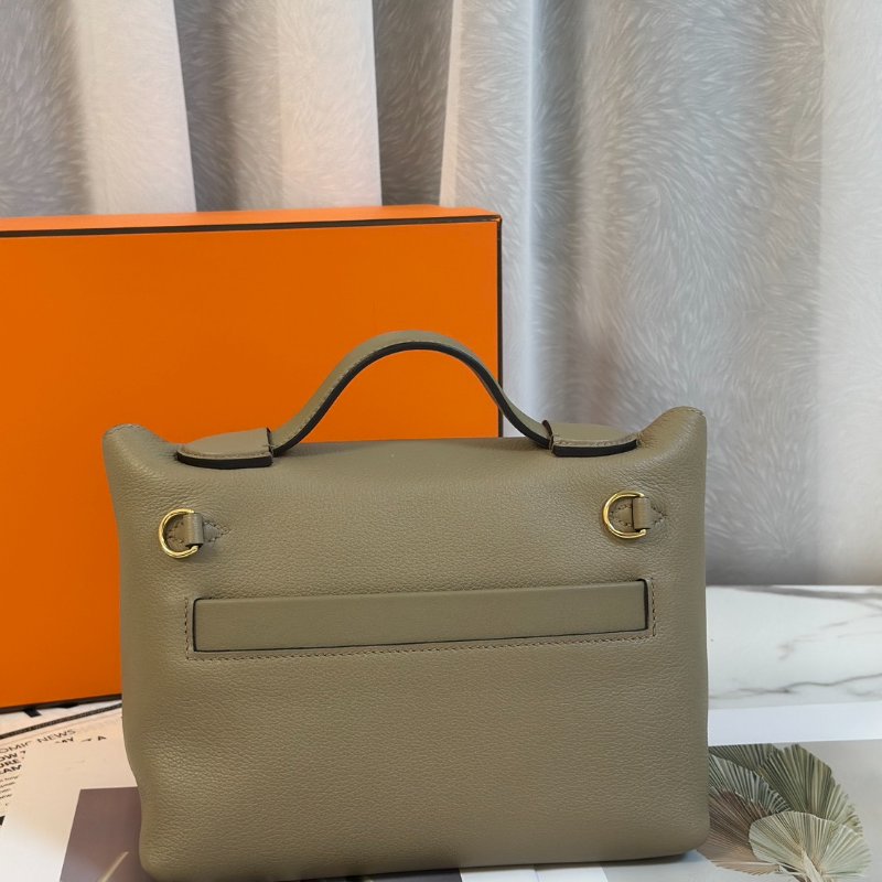 HERMES Mini 24/24 - 馬爾法米拚霧霾灰香檳金 W-4
