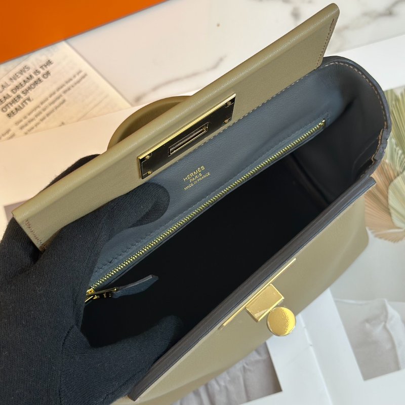 HERMES Mini 24/24 - 馬爾法米拚霧霾灰香檳金 W-6