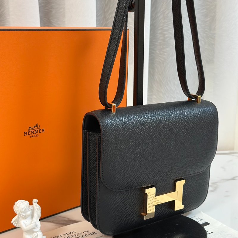 HERMES Mini constance 19 - 黑金 W-2