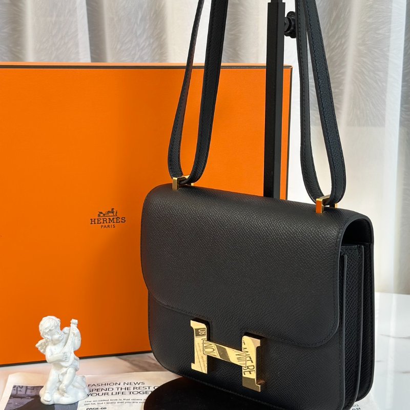 HERMES Mini constance 19 - 黑金 W-3