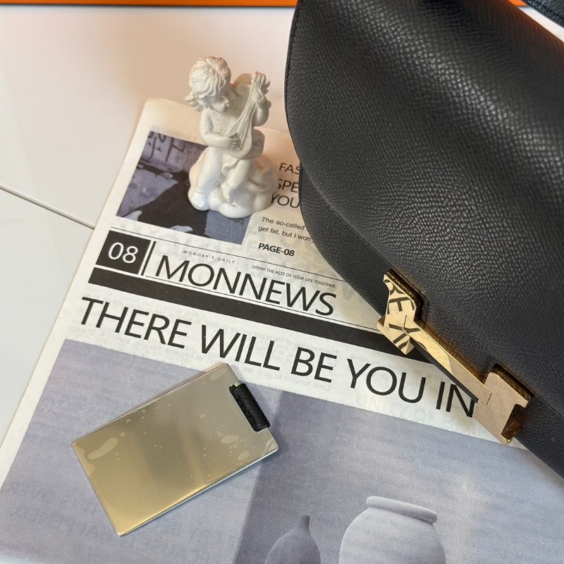 HERMES Mini constance 19 - 黑金 W-7