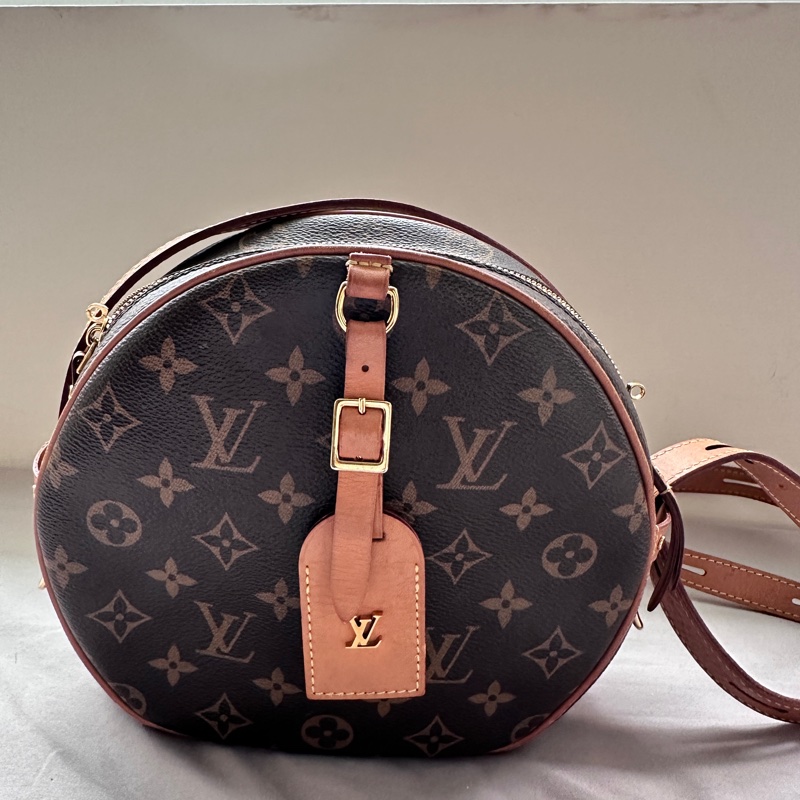 LV路易威登/Louis Vuitton 經典老花登機牌圓餅/劉亦菲同款-0