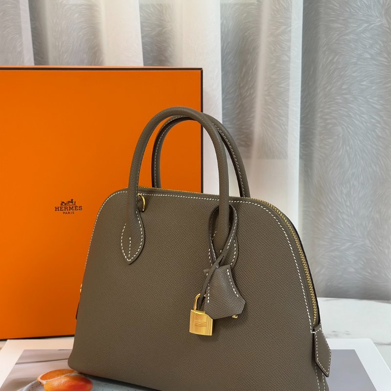 HERMES Bolide 25 - 灰金 W-3