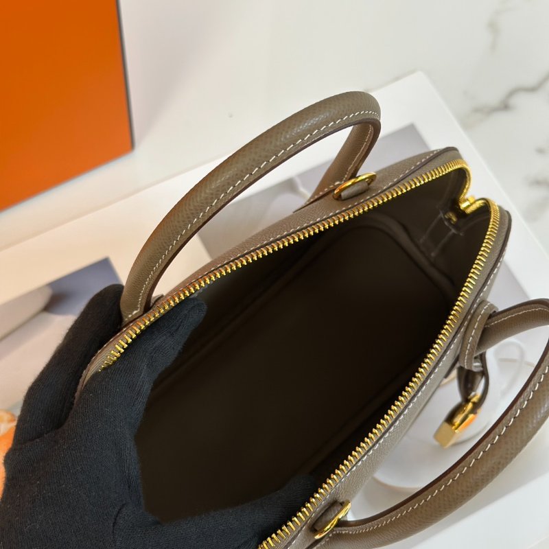 HERMES Bolide 25 - 灰金 W-7