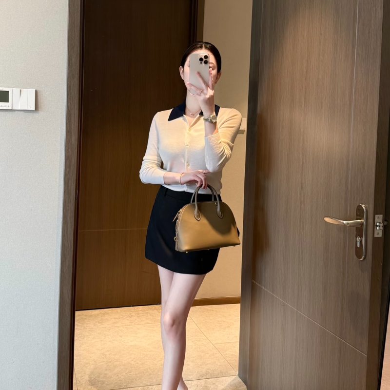 HERMES Bolide 25 - 灰金 W-10