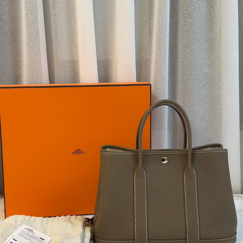 HERMES Garden party 30 - 大象灰 B-7