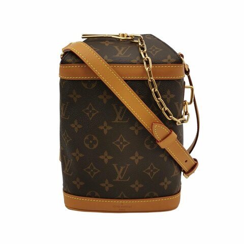 Louis Vuitton(LV)Virgil Milk Box植鞣革Monogram印花斜挎包