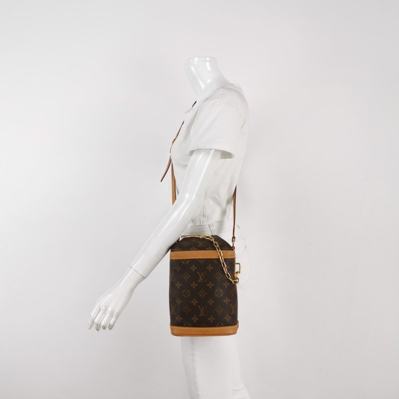 Louis Vuitton(LV)Virgil Milk Box植鞣革Monogram印花斜挎包-1