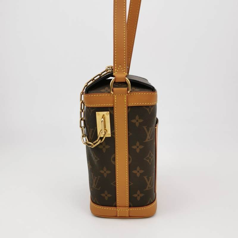 Louis Vuitton(LV)Virgil Milk Box植鞣革Monogram印花斜挎包-2