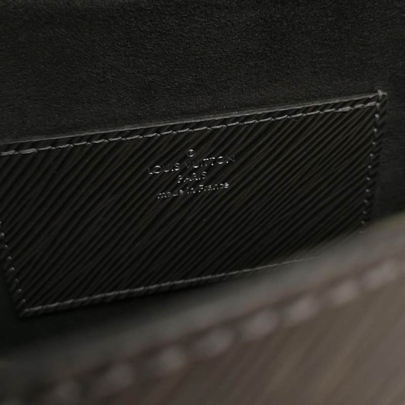 Louis Vuitton(LV)Twist中號牛皮水波紋LV旋轉鎖扣斜挎包單肩包-7