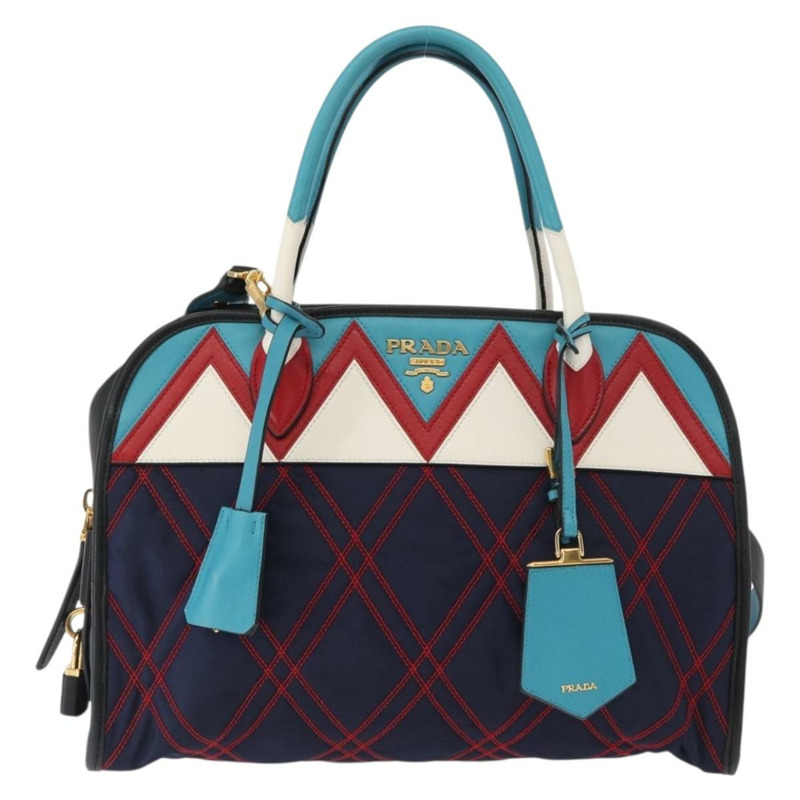 【日本直送】PRADA 尼龍皮革雙肩包 多色金色 正品 am10244SAM-12