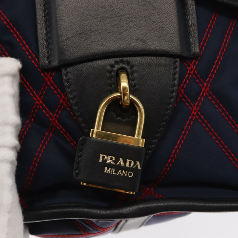 【日本直送】PRADA 尼龍皮革雙肩包 多色金色 正品 am10244SAM-17