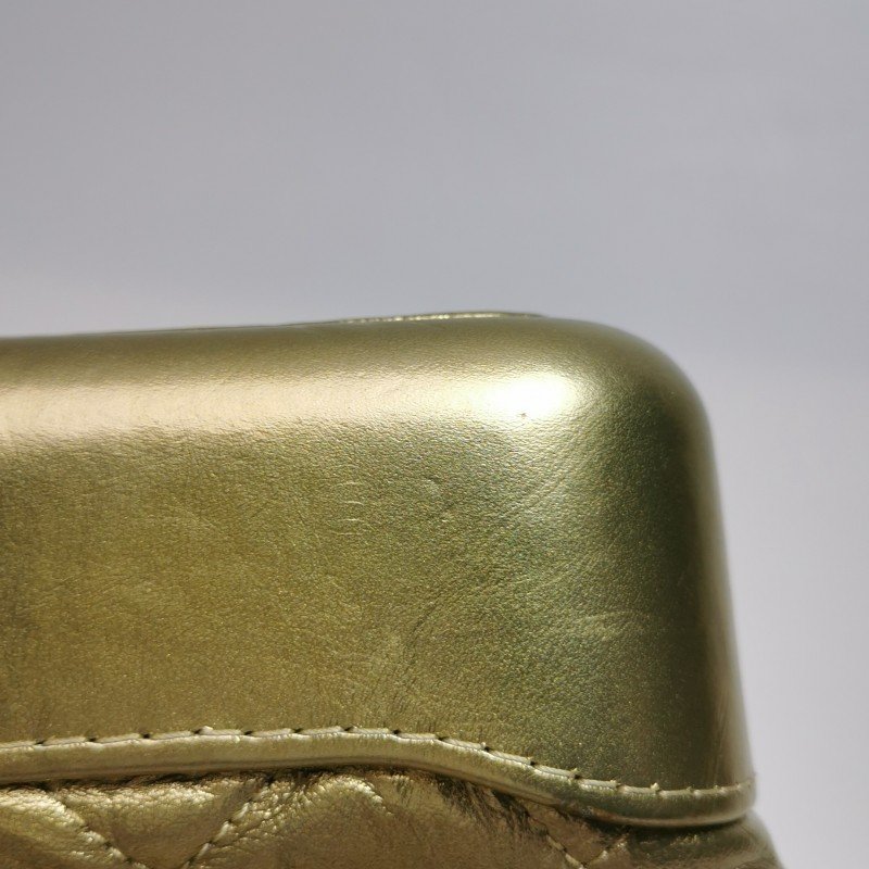 Chanel Gabrielle流浪包小號油蠟皮菱格絎縫雙鏈條設計單肩包斜挎包-19