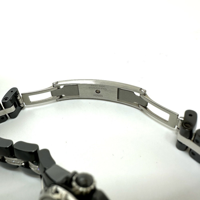 香奈兒 H5236 J12 XS 19毫米鑲鑽錶圈錶帶，石英機芯，陶瓷錶殼，女士腕錶，黑色，近全新-5