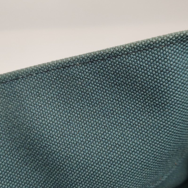 Hermes Steeple單肩包帆布Hunter牛皮藍色棕色框P刻-8