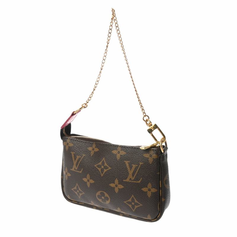 路易威登 (LOUIS VUITTON) 路易威登 Monogram Mini Pochette Accessoires Vivienne Brown M69752 女士帆布配件包 A 級二手 Ginzo-2
