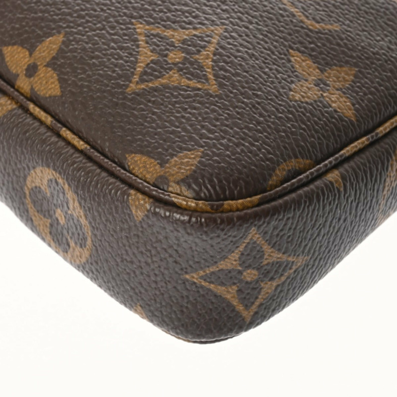 路易威登 (LOUIS VUITTON) 路易威登 Monogram Mini Pochette Accessoires Vivienne Brown M69752 女士帆布配件包 A 級二手 Ginzo-8